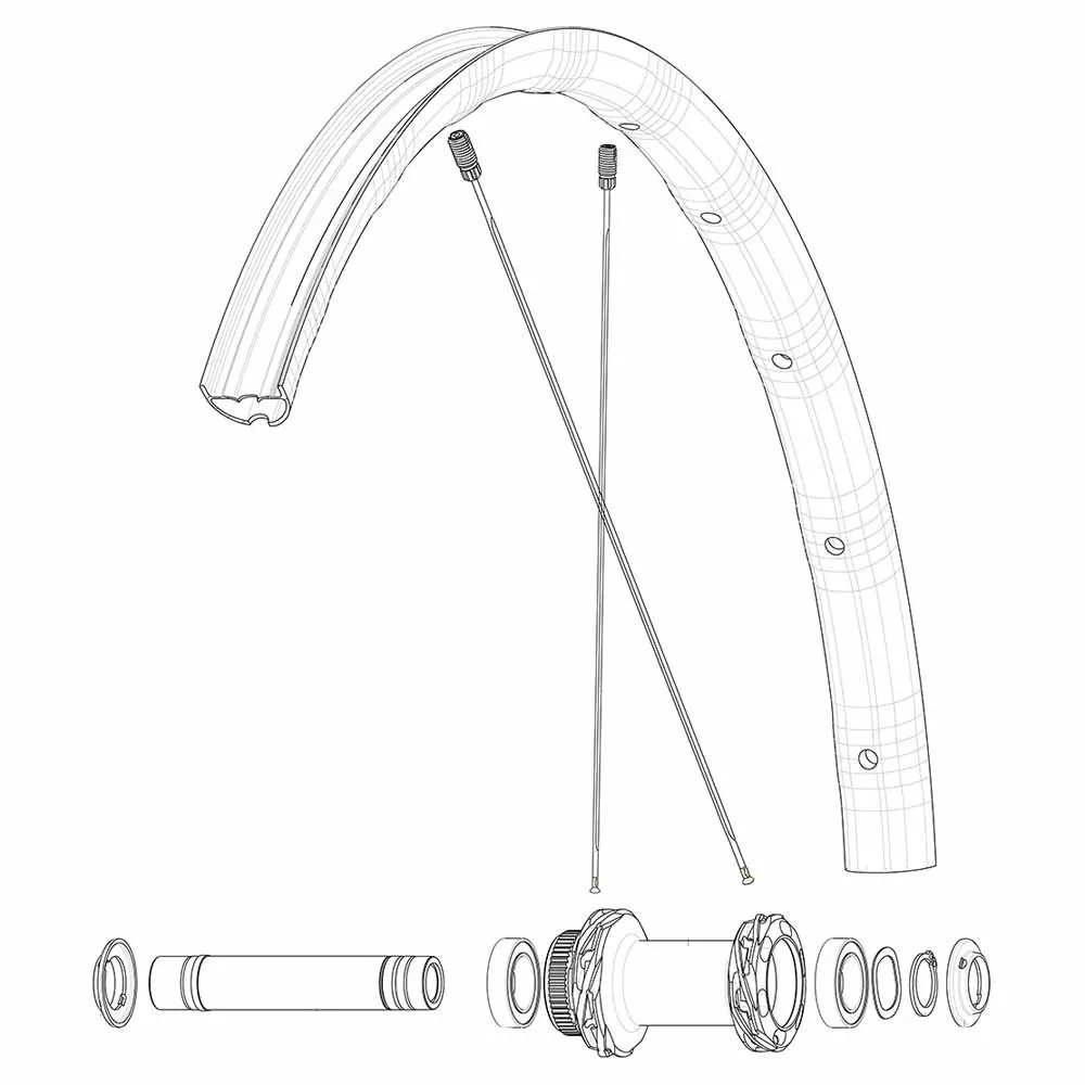 Mavic Front/rear Allroad Sl Road+ Rennradfelge, Black, 700 - 28" Mavic Front/rear Allroad Sl Road+ Rennradfelge, Black, 700 - 28"