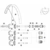Mavic Id360 D6t Nabenachse Mavic Id360 D6t Nabenachse