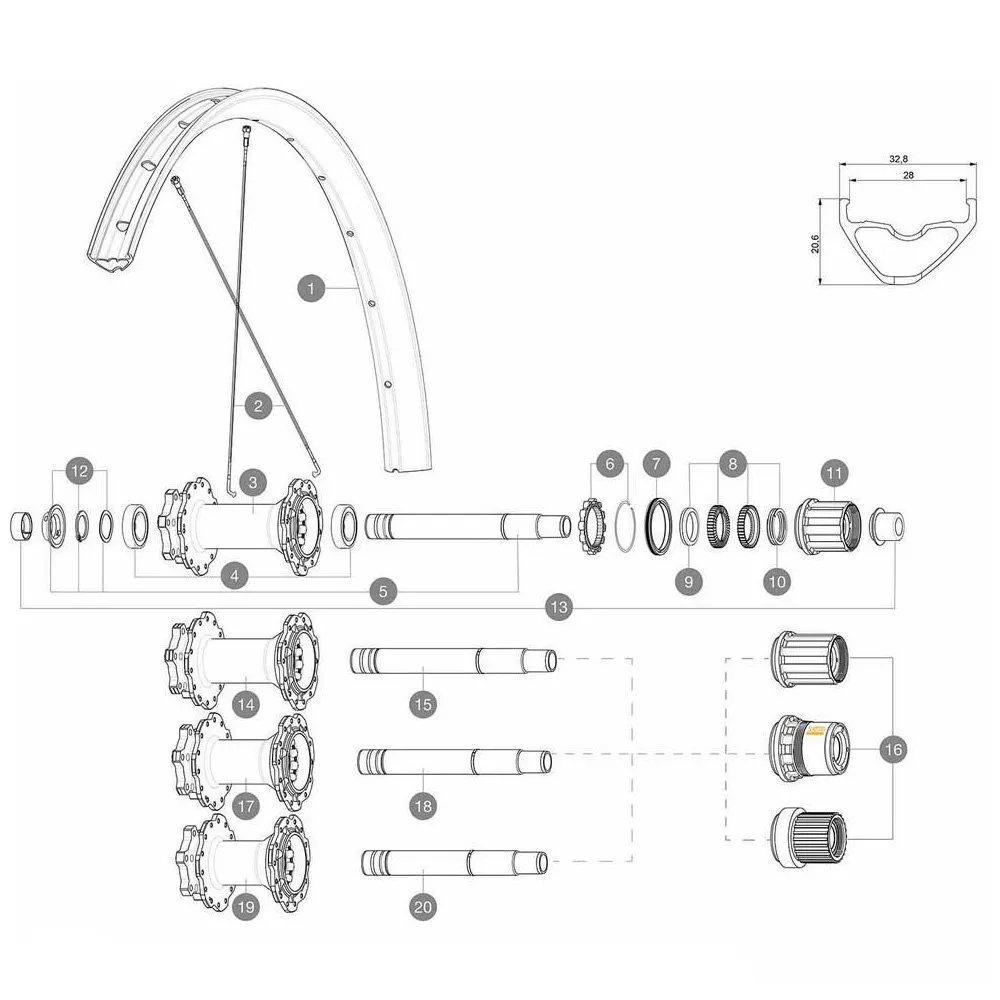 Mavic Id360 D6t Nabenachse, Black / silver, 12 x 150/157mm Mavic Id360 D6t Nabenachse, Black / silver, 12 x 150/157mm
