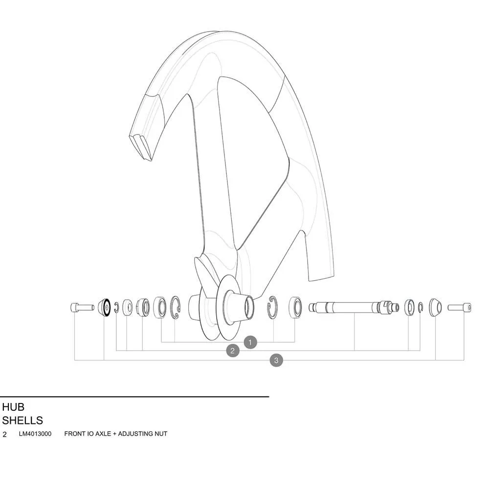 Mavic Io Nabenachse, Black, One Size Mavic Io Nabenachse, Black, One Size