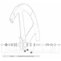 Mavic Io Track Vorderradnabenlager Mavic Io Track Vorderradnabenlager