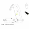 Mavic Kit 10 Front/rear Cosmic Pro Carbon Ust Speichen, Black, 268mm