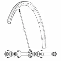 Mavic Kit 10 Front/rear Rsys 2020 Speichen Mavic Kit 10 Front/rear Rsys 2020 Speichen