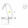 Mavic Kit 10 Front/rear Rsys 2020 Speichen, Black, 282.7mm