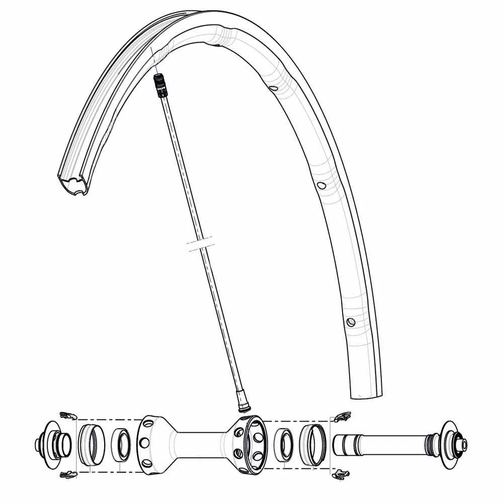 Mavic Kit 10 Front/rear Rsys 2020 Speichen, Black, 282.7mm Mavic Kit 10 Front/rear Rsys 2020 Speichen, Black, 282.7mm