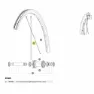 Mavic Kit 12 Front Ksyrium S Disc Ebm Speichen, Black, 291mm