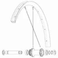 Mavic Kit 12 Front/rear Allroad 650b Speichen Mavic Kit 12 Front/rear Allroad 650b Speichen