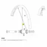 Mavic Kit 12 Front/rear Allroad 650b Speichen, Black, 277mm