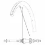 Mavic Kit 12 Front/rear Cosmic Sl 32 Disc Speichen, Black, 284mm