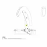 Mavic Kit 12 Front/rear Cosmic Sl 65 Disc Speichen, Black, 254mm
