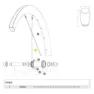 Mavic Kit 12 Front/rear Cosmic Slr 45 Disc Speichen, Black, 278mm