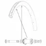 Mavic Kit 12 Front/rear Ksyrium Pro Carbon Ust Disc Speichen, Black, 286mm