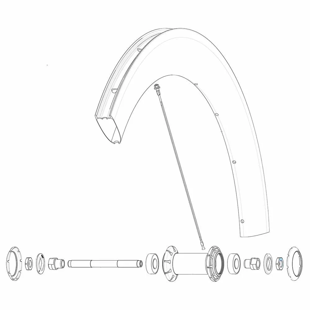 Mavic Kit 12 Front/rear Nds Com Pro Carbon Ust Speichen