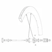 Mavic Kit 12 Rear Ds Com Pro Carbon Ust Speichen