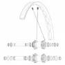 Mavic Kit 12 Rear Ds Cosmic Slr 40 Rb Speichen, Black, 266mm