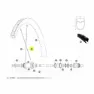 Mavic Kit 12 Rear Ksyrium Pro Carbon Ust Disc Speichen, Black, 283mm