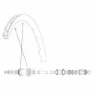 Mavic Kit 12 Rear Ksyrium Pro Carbon Ust Disc Speichen, Black, 283mm
