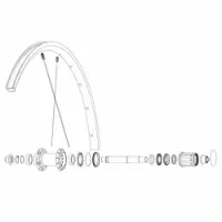 Mavic Kit 12 Rear Ksyrium S Ds Speichen Mavic Kit 12 Rear Ksyrium S Ds Speichen