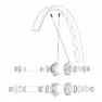 Mavic Kit 14 Front Edeemax S 27.5´´ Speichen, Black, 287mm