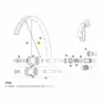 Mavic Kit 14 Rear Drive Side Edeemax 29´´ Speichen, Black, 303mm