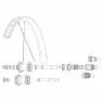 Mavic Kit 14 Rear Non Drive Side Edeemax 27.5´´ Speichen
