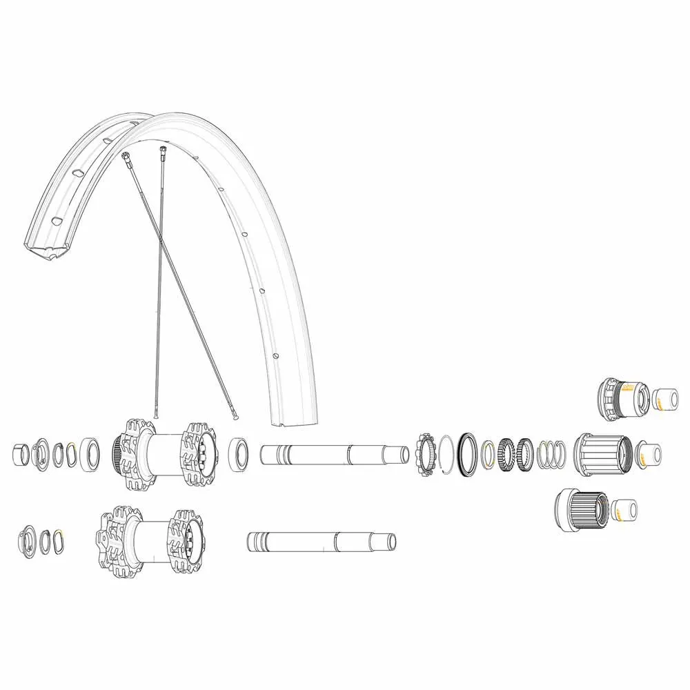 Mavic Kit 14 Rear Non Drive Side Edeemax 27.5´´ Speichen Mavic Kit 14 Rear Non Drive Side Edeemax 27.5´´ Speichen