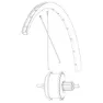 Mavic Kit 16 Rear Ksyrium S Disc Ebm Speichen