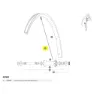 Mavic Kit 9 Front Ksyrium S Speichen, Black, 289mm