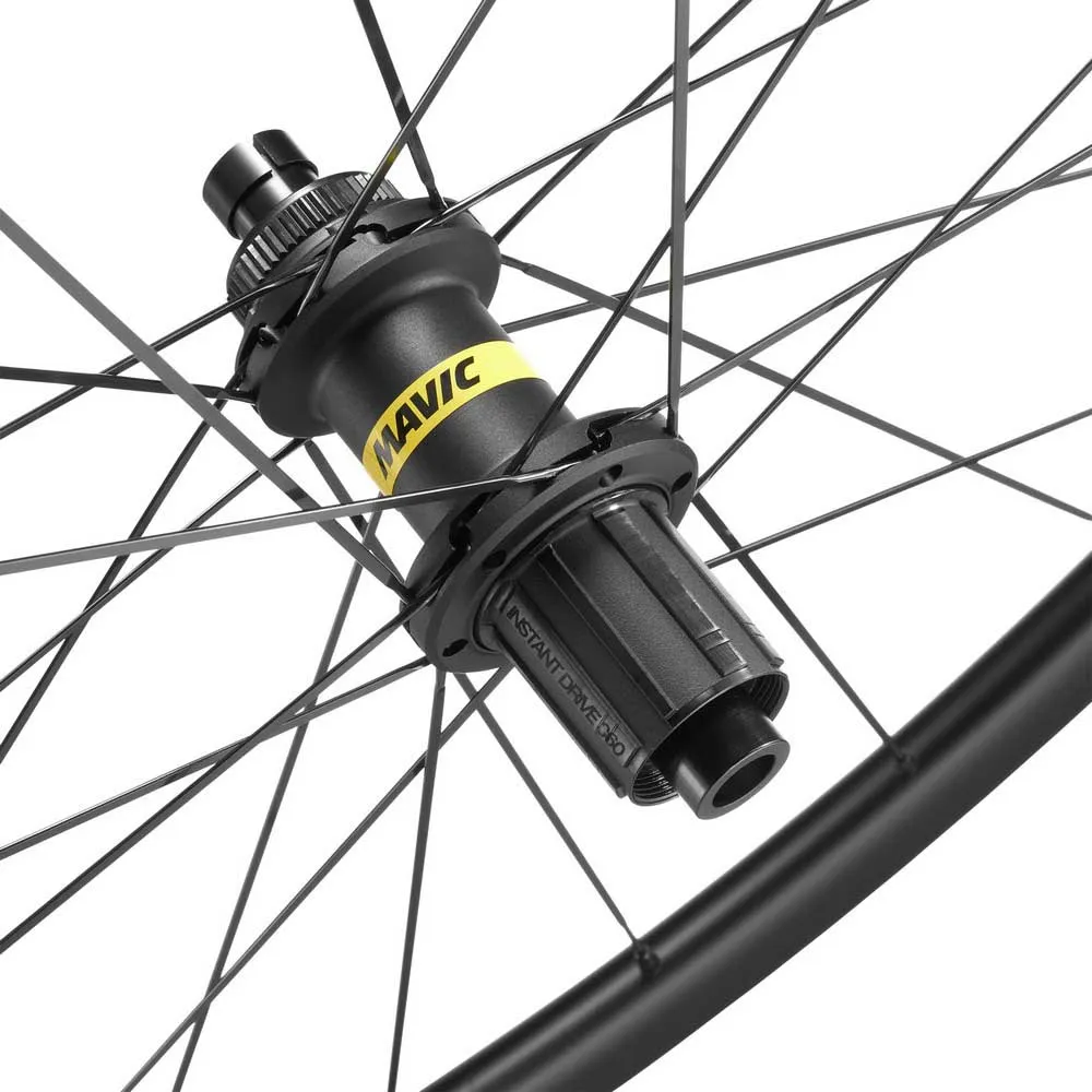 Mavic Ksyrium 30 Cl Disc Tubeless Rennrad Laufradsatz, Black, 12 x 100 / 12 x 142mm, Shimano/Sram HG Mavic Ksyrium 30 Cl Disc Tubeless Rennrad Laufradsatz, Black, 12 x 100 / 12 x 142mm, Shimano/Sram HG