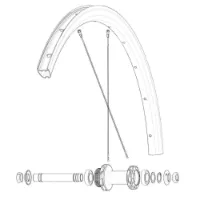 Mavic Ksyrium 30 Disc Speichen 12 Einheiten Mavic Ksyrium 30 Disc Speichen 12 Einheiten