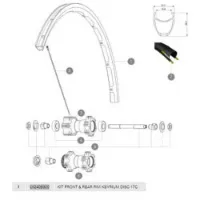 Mavic Ksyrium Disc 17c Felge Mavic Ksyrium Disc 17c Felge