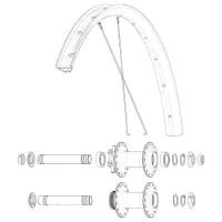 Mavic Ksyrium Ebm X20 Speichen 14 Einheiten Mavic Ksyrium Ebm X20 Speichen 14 Einheiten