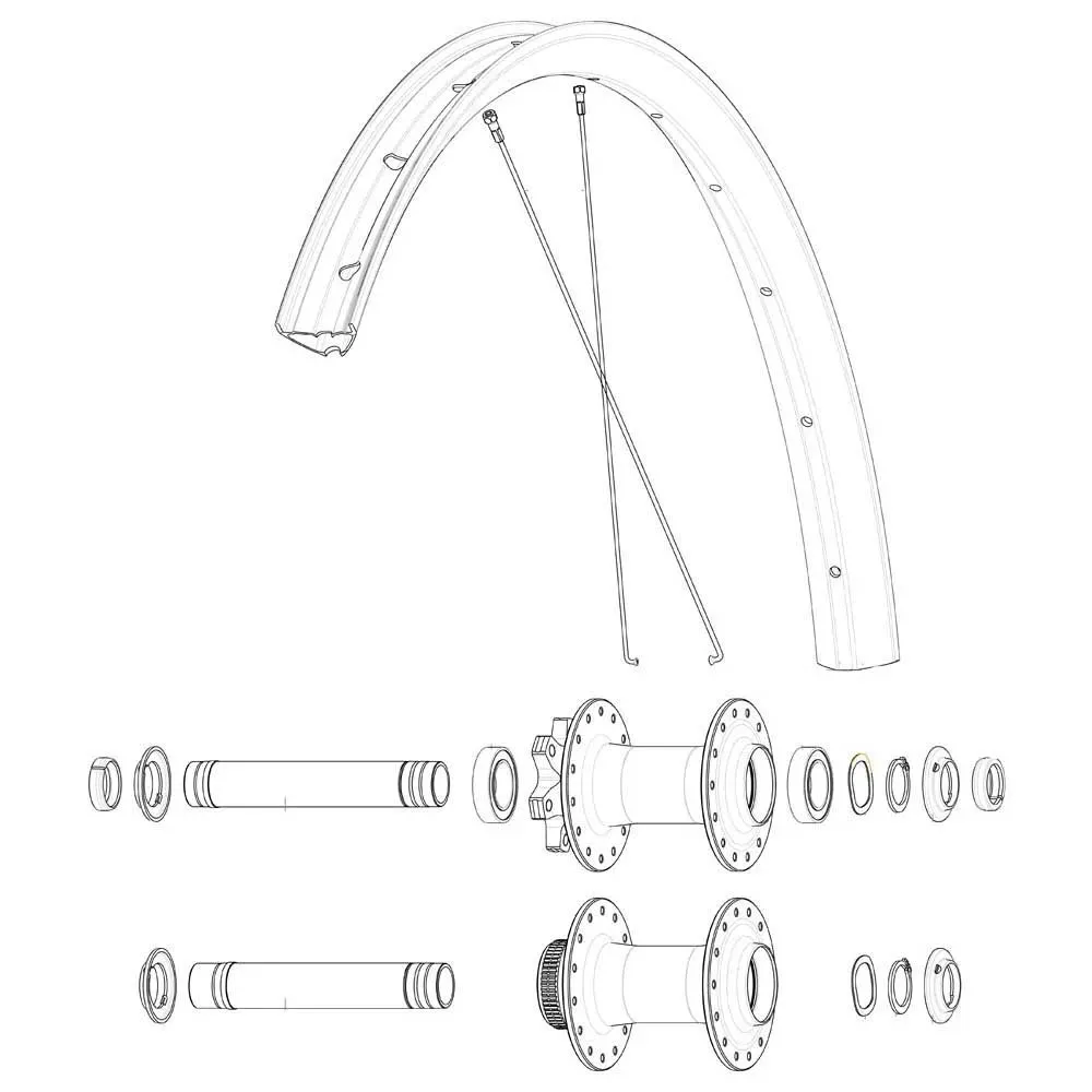 Mavic Ksyrium Ebm X20 Speichen 14 Einheiten, Black, 277mm Mavic Ksyrium Ebm X20 Speichen 14 Einheiten, Black, 277mm