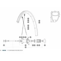 Mavic Ksyrium Elite 2016-17 Trasero Izquierdo 10 Unidades Speichen Mavic Ksyrium Elite 2016-17 Trasero Izquierdo 10 Unidades Speichen