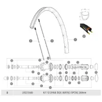 Mavic Ksyrium Elite Disc / Disc UST Ersatzspeichen ab Modell 2017 Mavic Ksyrium Elite Disc / Disc UST Ersatzspeichen ab Modell 2017