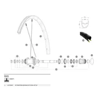 Mavic Ksyrium Elite Disc Ust 20 Rear Felge Mavic Ksyrium Elite Disc Ust 20 Rear Felge