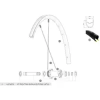 Mavic Ksyrium Elite Disc Ust 20 Vorderradfelge Mavic Ksyrium Elite Disc Ust 20 Vorderradfelge