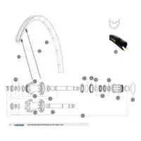 Mavic Ksyrium Elite Disc Ust Hinterradfelge Mavic Ksyrium Elite Disc Ust Hinterradfelge