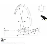 Mavic Ksyrium Elite Ust 20 Hinterradfelge Mavic Ksyrium Elite Ust 20 Hinterradfelge