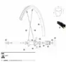Mavic Ksyrium Elite Ust 20 Hinterradfelge, Black, 700 - 28" 20H