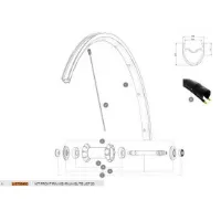 Mavic Ksyrium Elite Ust 20 Vorderradfelge Mavic Ksyrium Elite Ust 20 Vorderradfelge