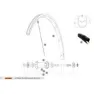 Mavic Ksyrium Elite Ust 20 Vorderradfelge, Black, 700 - 28" 18H
