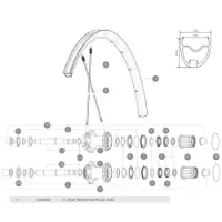Mavic Ksyrium Pro Allroad Hinterradfelge Mavic Ksyrium Pro Allroad Hinterradfelge