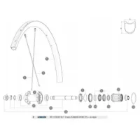 Mavic Ksyrium Pro Carbon Sl T Hintere Rechte Speichen 12 Einheiten Mavic Ksyrium Pro Carbon Sl T Hintere Rechte Speichen 12 Einheiten