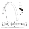 Mavic Ksyrium Pro Carbon Sl Tubular Disc Vorderradfelge, Black, 700 - 28" 24H