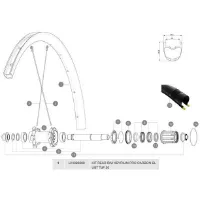 Mavic Ksyrium Pro Carbon Sl Ust 20 Hinterradfelge Mavic Ksyrium Pro Carbon Sl Ust 20 Hinterradfelge