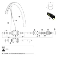 Mavic Ksyrium Pro Carbon Sl Ust Disc Hinterradfelge Mavic Ksyrium Pro Carbon Sl Ust Disc Hinterradfelge