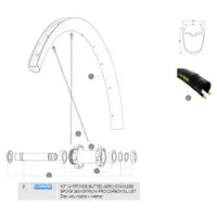 Mavic Ksyrium Pro Carbon Sl Ust Disc Linke Speichen 12 Einheiten Mavic Ksyrium Pro Carbon Sl Ust Disc Linke Speichen 12 Einheiten