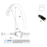 Mavic Ksyrium Pro Carbon Sl Ust Disc Linke Speichen 12 Einheiten, Black, 283mm