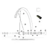 Mavic Ksyrium Pro Carbon Sl Ust Linke Speichen 12 Einheiten, Black, 291mm
